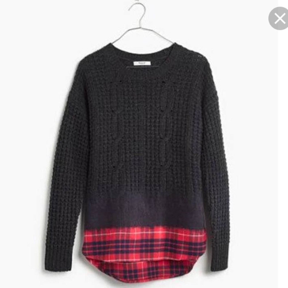 Madewell Wintermix Cable Knit Sweater